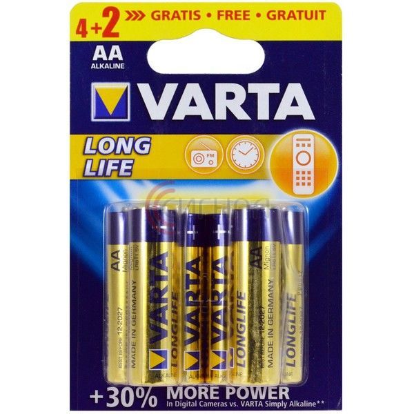 Элемент питания VARTA HIGH ENERGY/LONGLIFE POWER LR6 АА