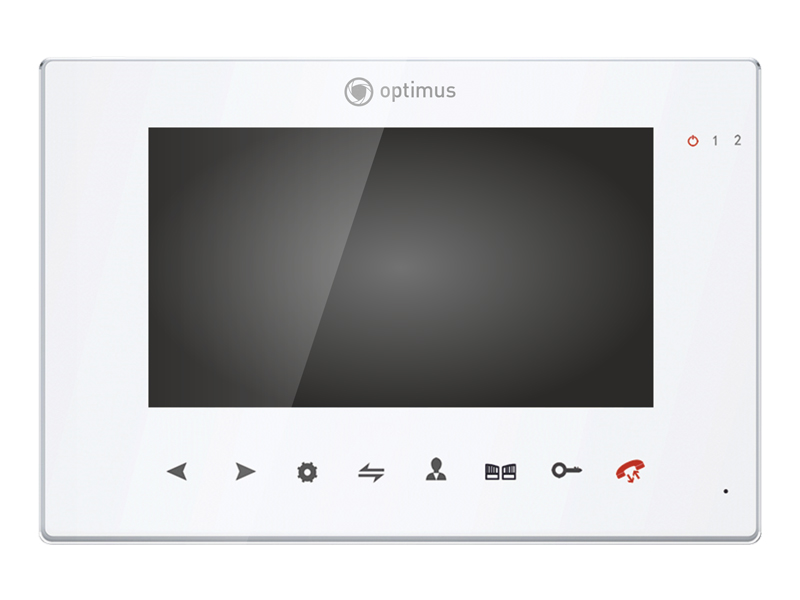 Видеодомофон Optimus VMH-7.8 Wi-Fi (белый)