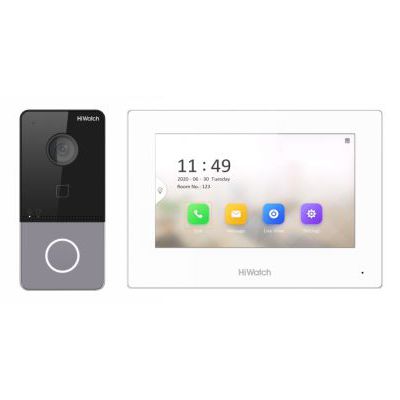 Комплект видеодомофона Wi-fi DS-D100IKWF(B)