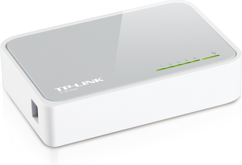 Коммутатор TP-Link TL-SF1005D 5- портовый 10/100 Мбит/с мини настольный коммутатор