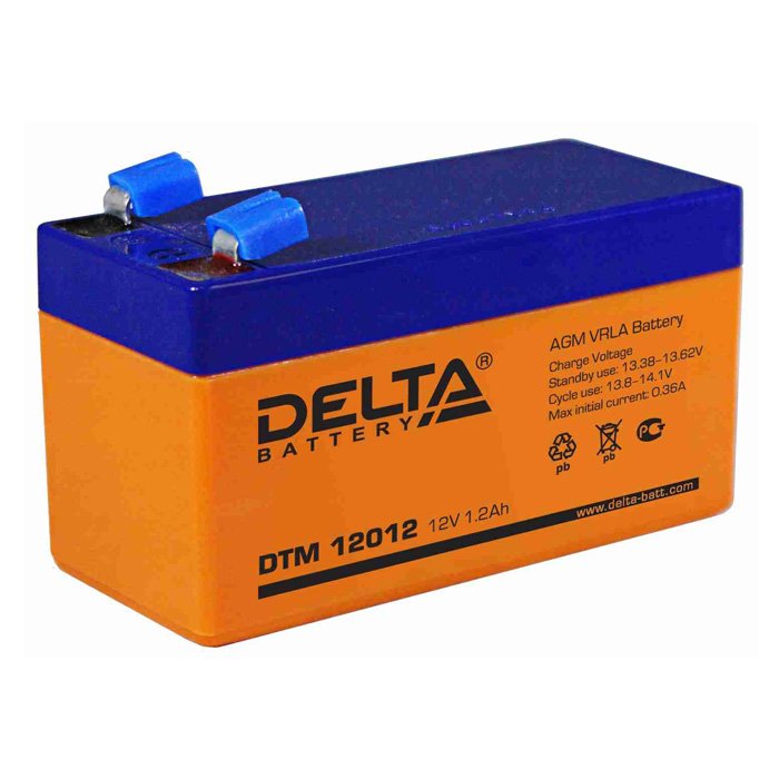 DTM12012 Аккумулятор Delta 12В 1,2А/ч