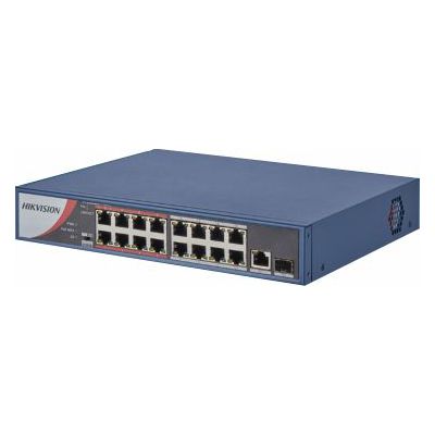 Коммутатор Hikvision DS-3E0318P-E/M 16PoE